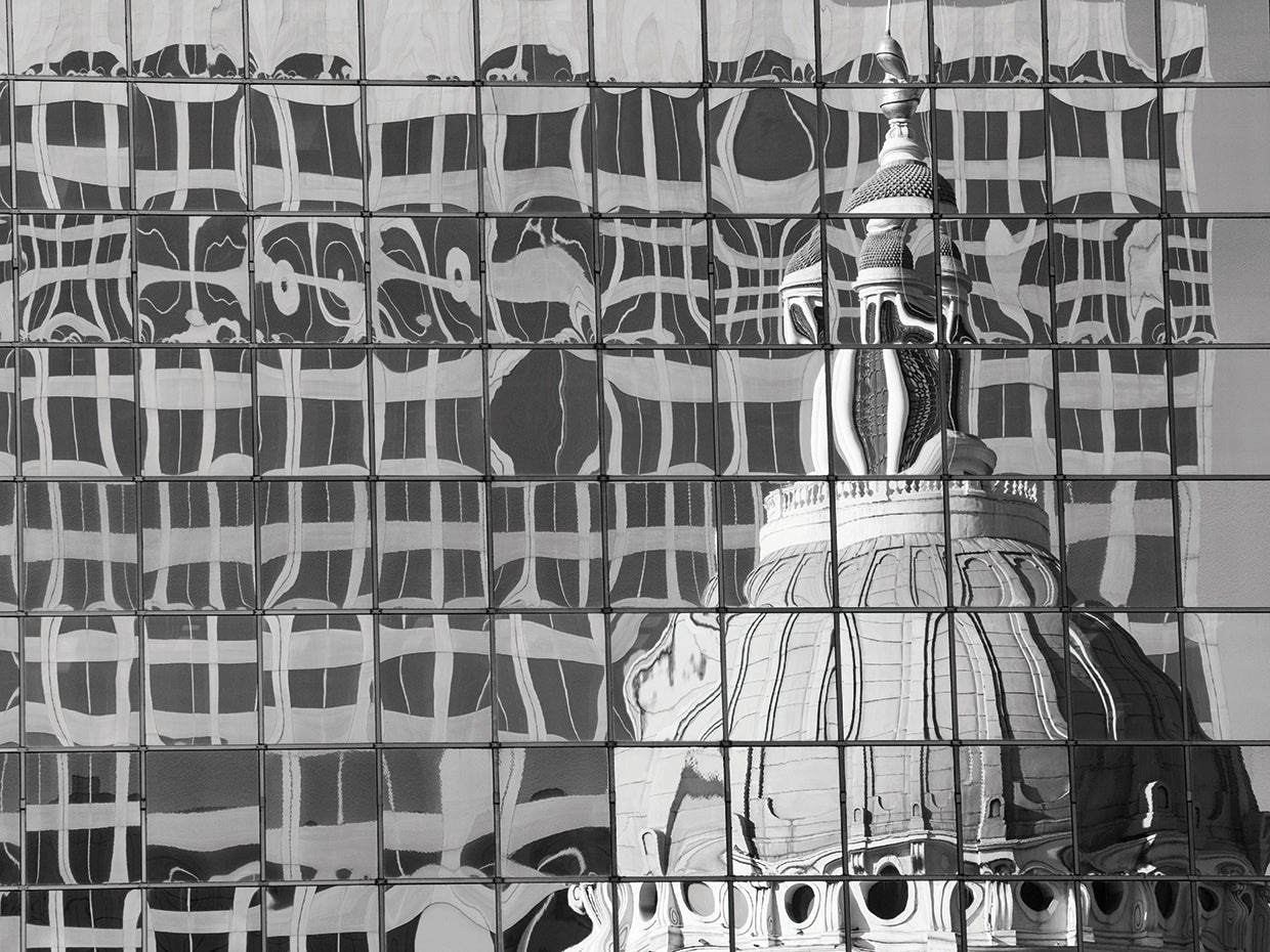 Reflexión de la cúpula de St Louis Lienzo