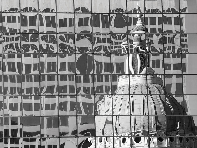 Reflexión de la cúpula de St Louis Lienzo