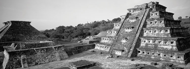 Escalones de la pirámide de México Lienzo