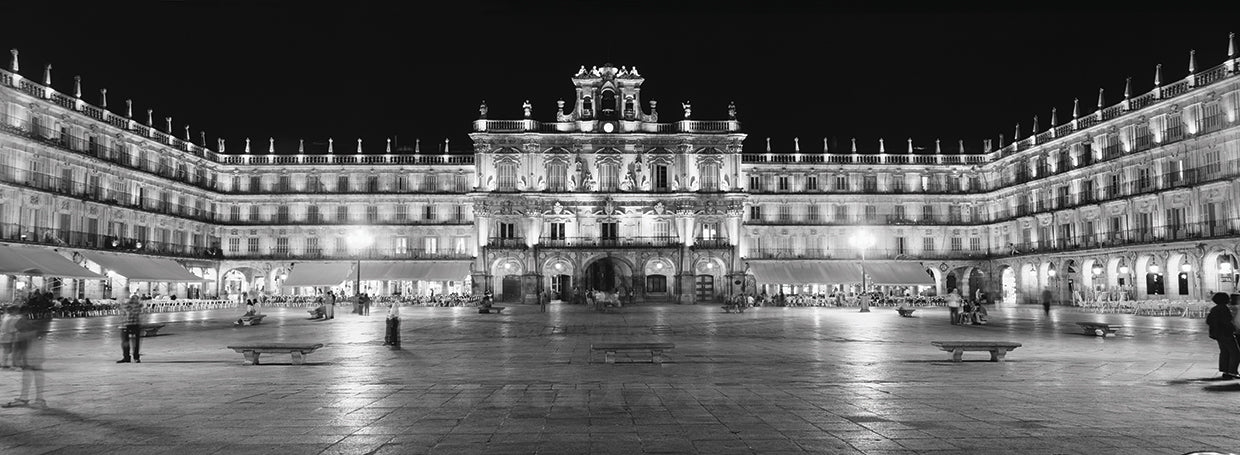 Luces del castillo español Lienzo