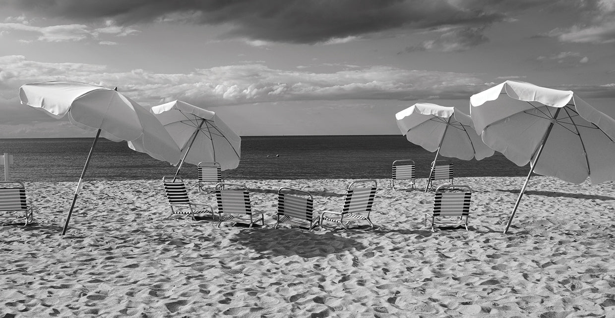 Sombrillas de playa Jetties Lienzo