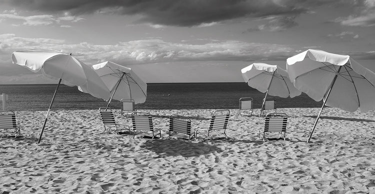 Sombrillas de playa Jetties Lienzo