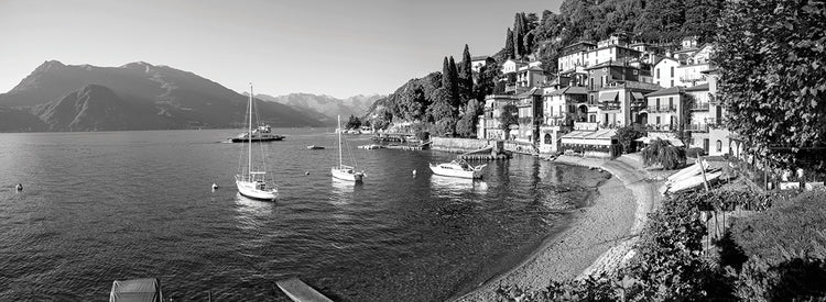 Puerto del lago Como Lienzo