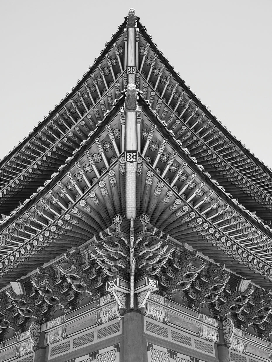 Detalles del palacio coreano Lienzo