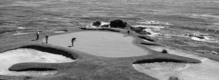 Perfect Pebble Beach Put Lienzo