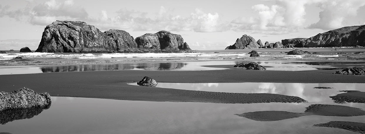 Playa de la bahía de Coos Lienzo
