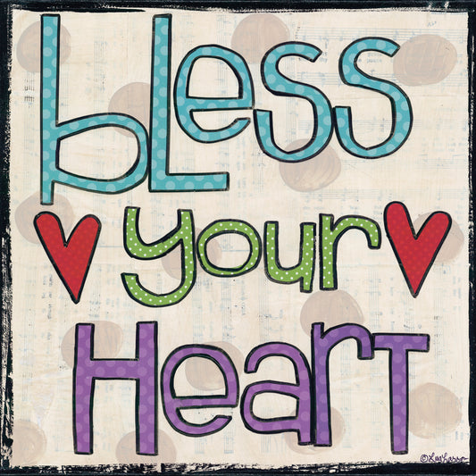 Bless Your Heart Canvas Print