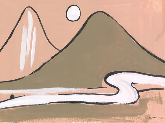 Simple Mountain Canvas Print