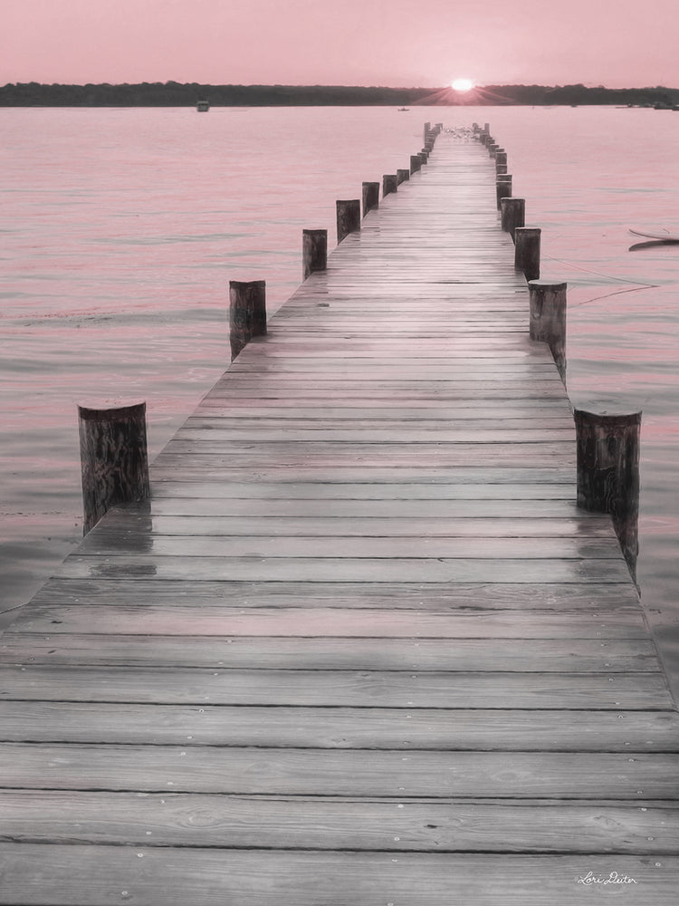 Pink Sunset at the Dock