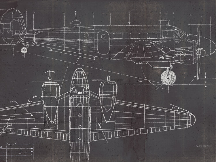 Plano de avión I Sin palabras Publicar Lienzo