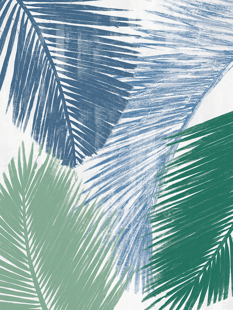 Barú Palm Collage II Lienzo