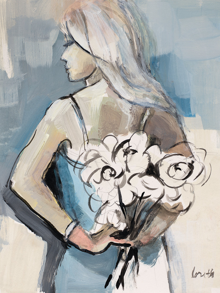Girl with Flowers
