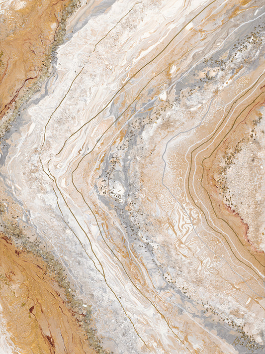 Cool Earth Marble Abstract I