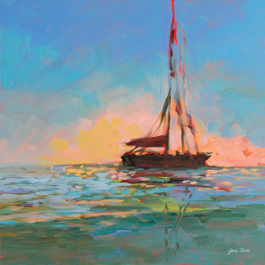 Sailing On The Horizon Canvas Print