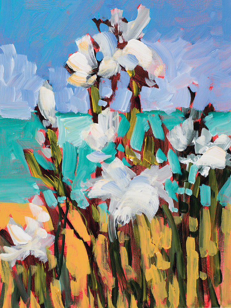 Flowers By The Beach