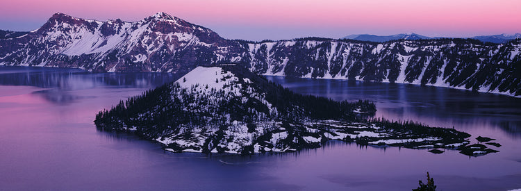 Ángulos de Crater Lake Oregon Lienzo