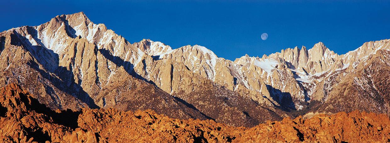 Montañas de la salida de la luna Lienzo