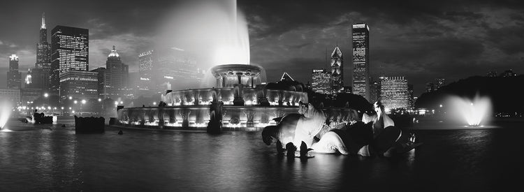 Fuente del parque Grant Lienzo