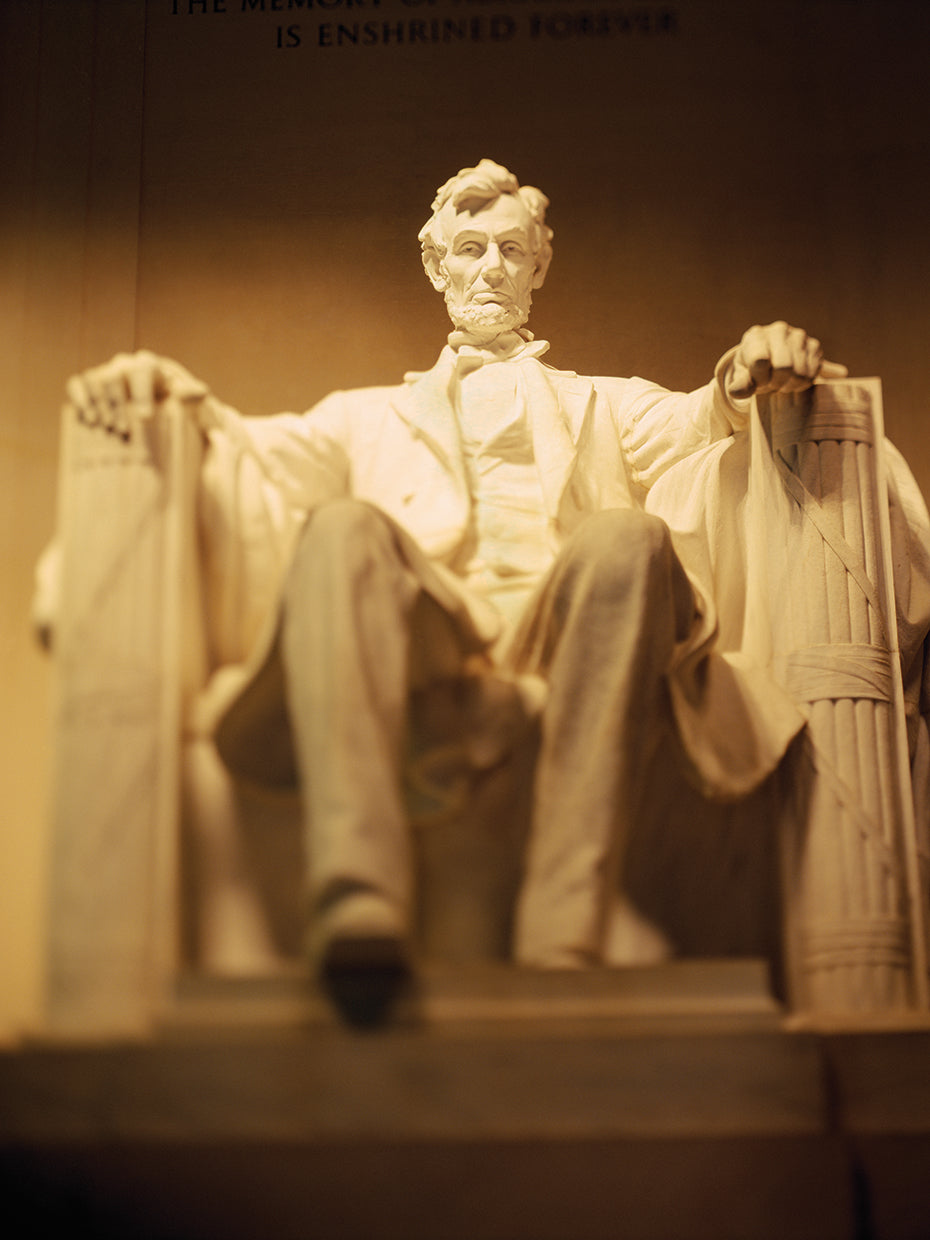 Lincoln Statue at Night