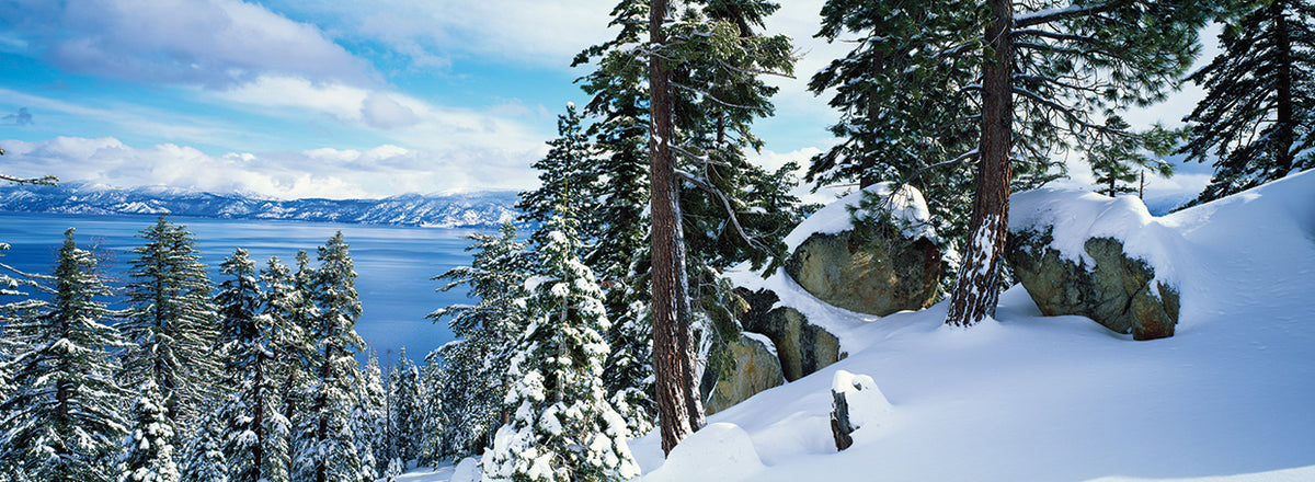 Snowy Tahoe Peaks