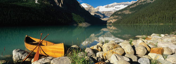Canoa de Lake Louise Lienzo