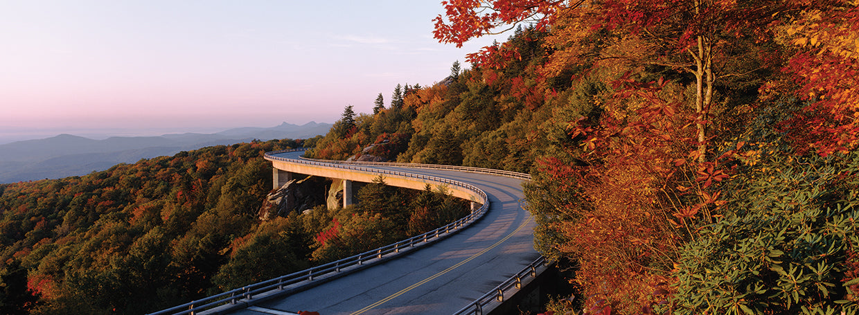 Carretera con curvas de Blue Ridge Lienzo