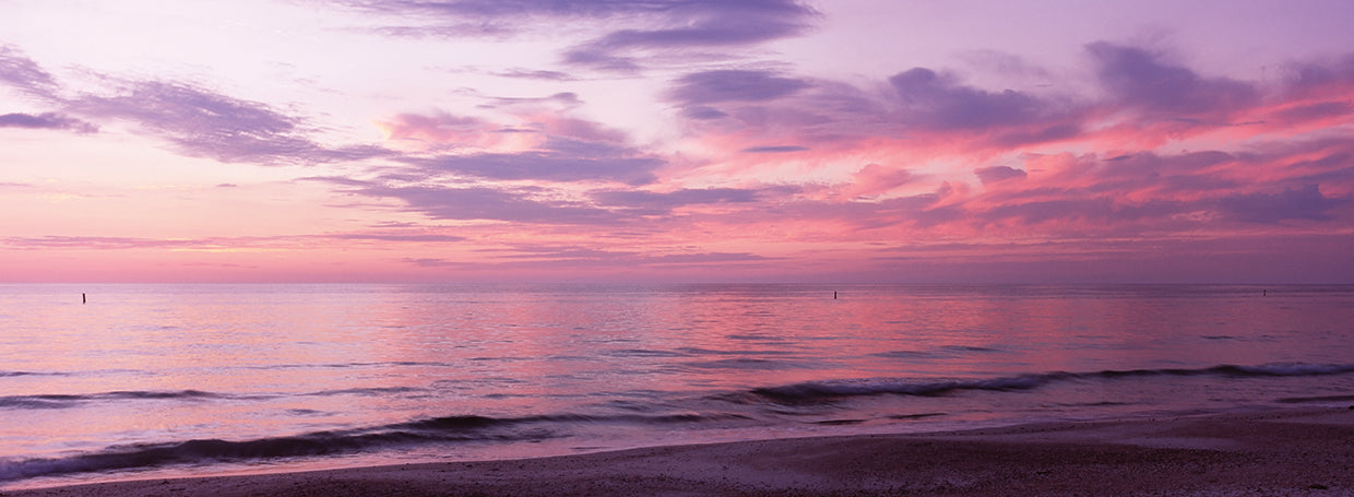 Atardecer en la playa de Venecia Lienzo