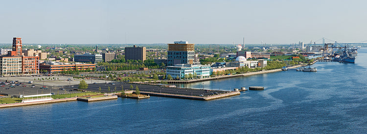Paseo marítimo de Nueva Jersey Lienzo