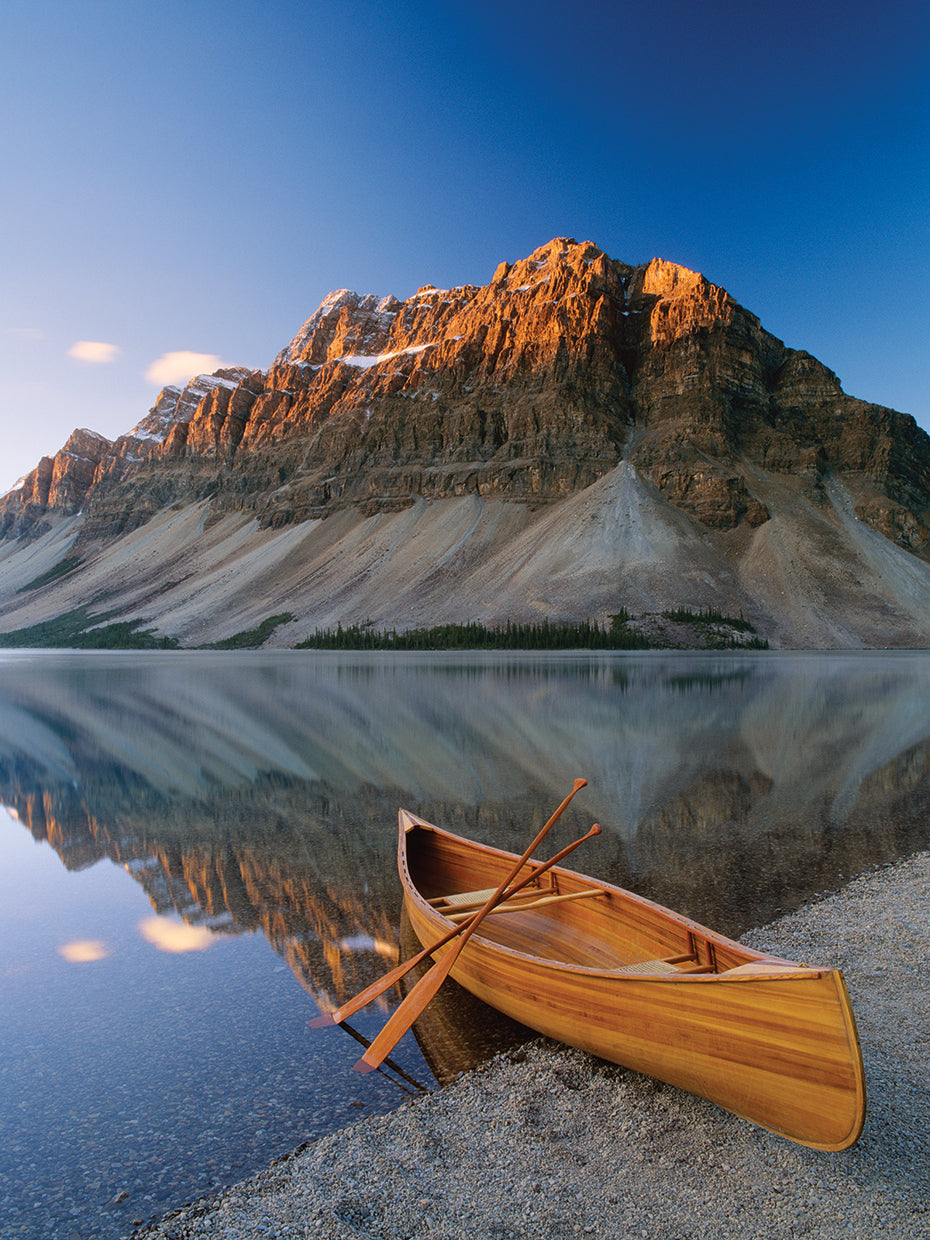 Día de navegación en Bow Lake Lienzo