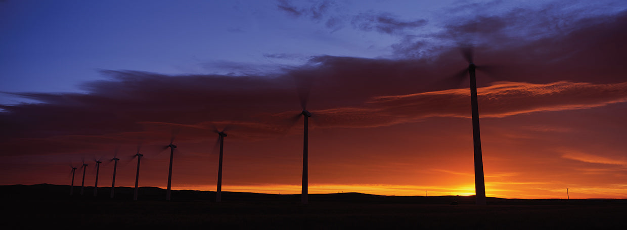 Molinos de viento de Alberta Lienzo