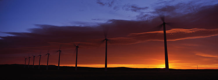 Molinos de viento de Alberta Lienzo