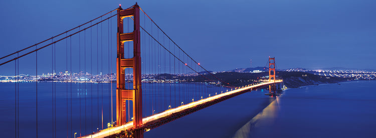Iluminando Golden Gate Lienzo