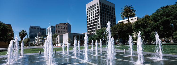 Fuente del parque San Jose Lienzo