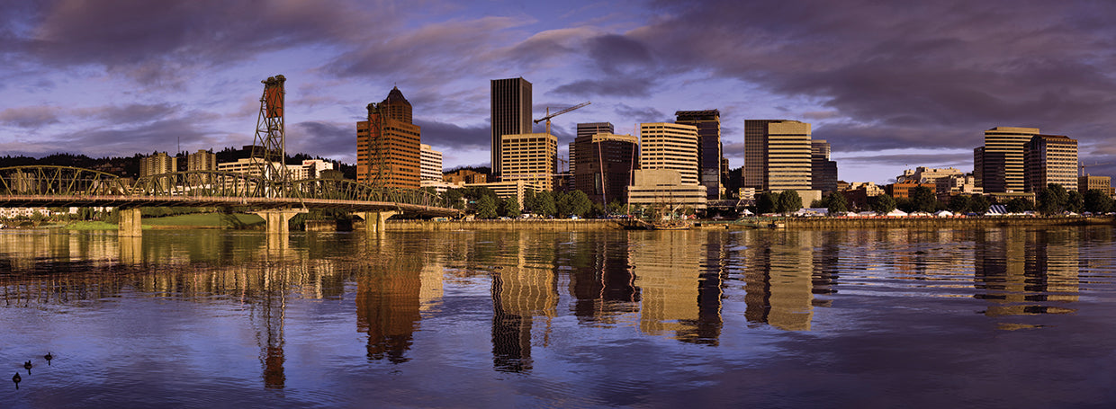 Portland en el agua Lienzo