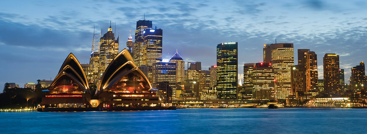 Noche en la Ópera de Sydney Lienzo