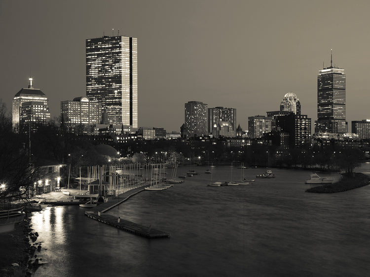 Boston River Skyline