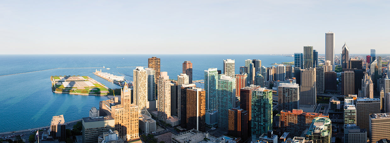 Chicago construyendo sombras Lienzo