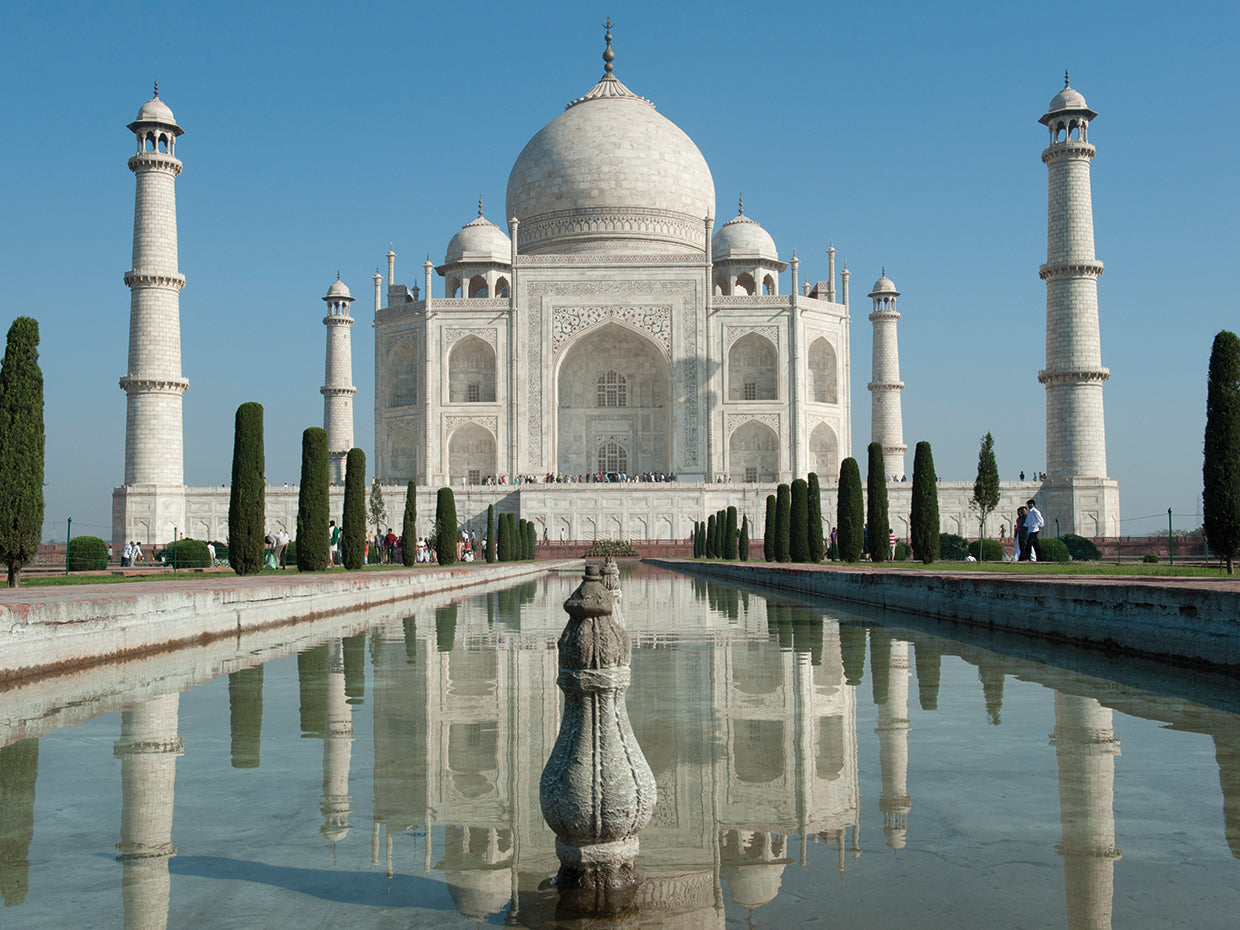 Estanque pacífico Taj Mahal Lienzo