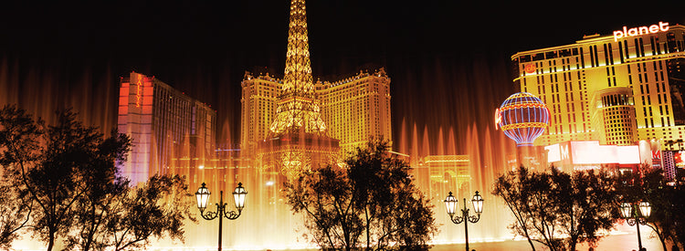Resplandor de Las Vegas París Lienzo