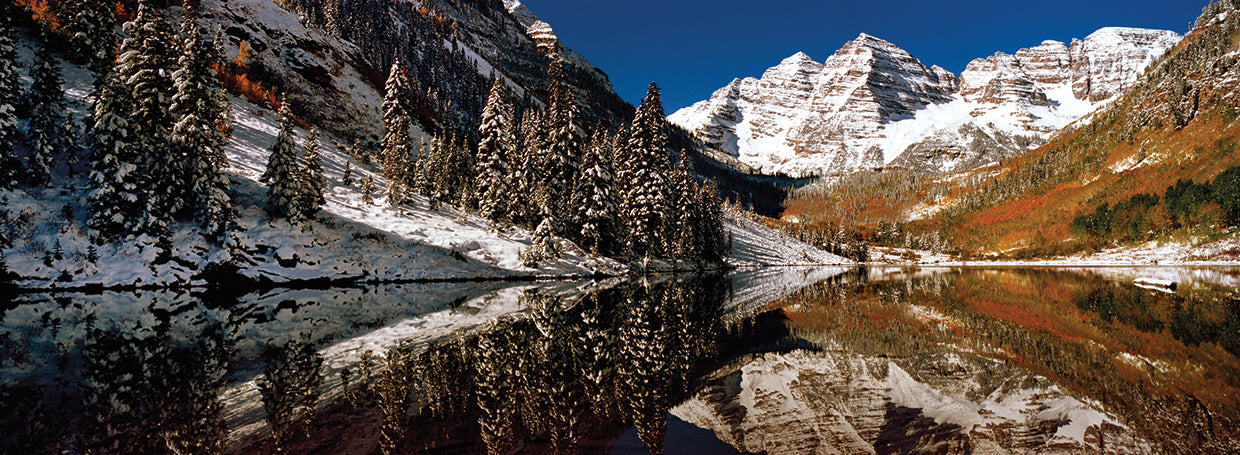 Nieve fresca Aspen CO Lienzo