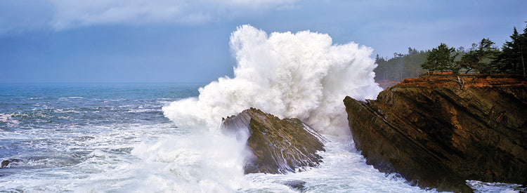 Choque costero de Oregon Lienzo