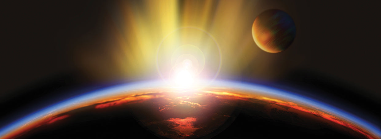 Space Sunrise Earth