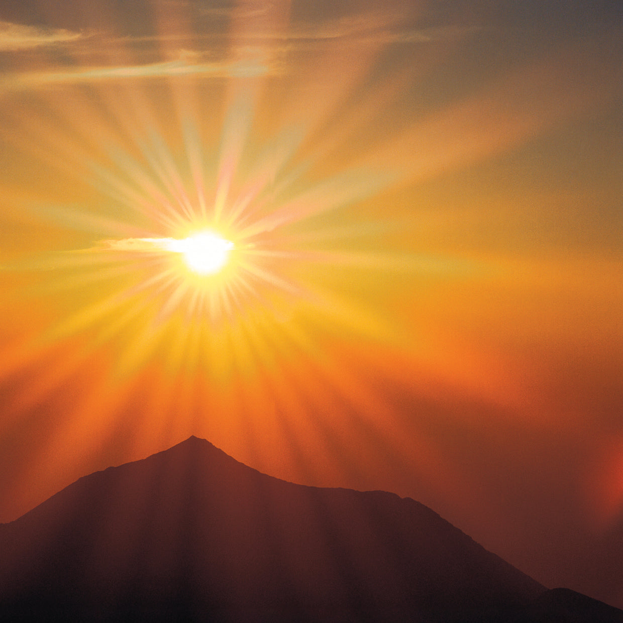 Mountain Sun Rays