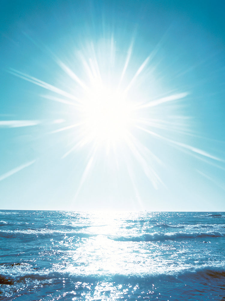 Sun Flare Ocean Blues