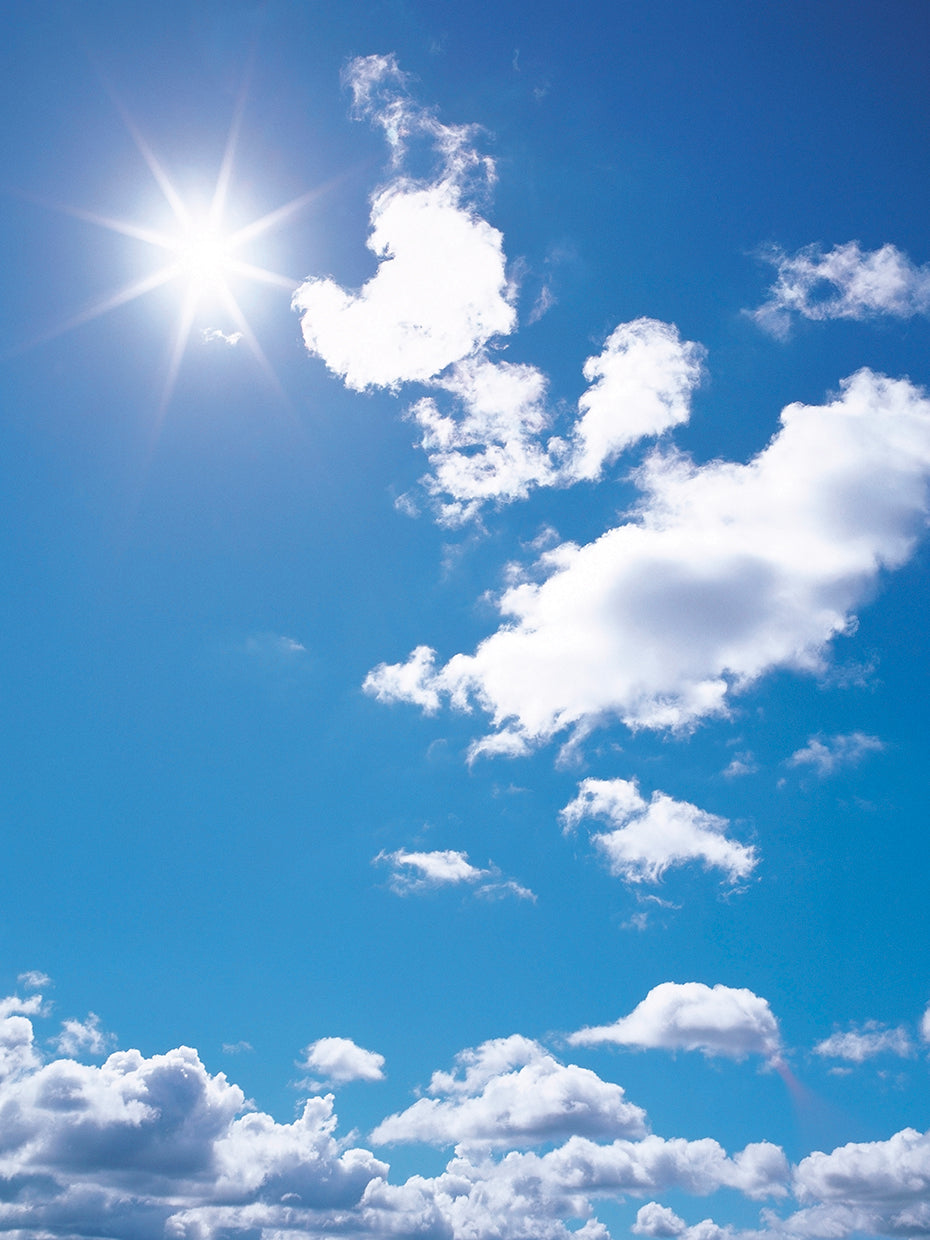 Nubes de sol con forro plateado Lienzo