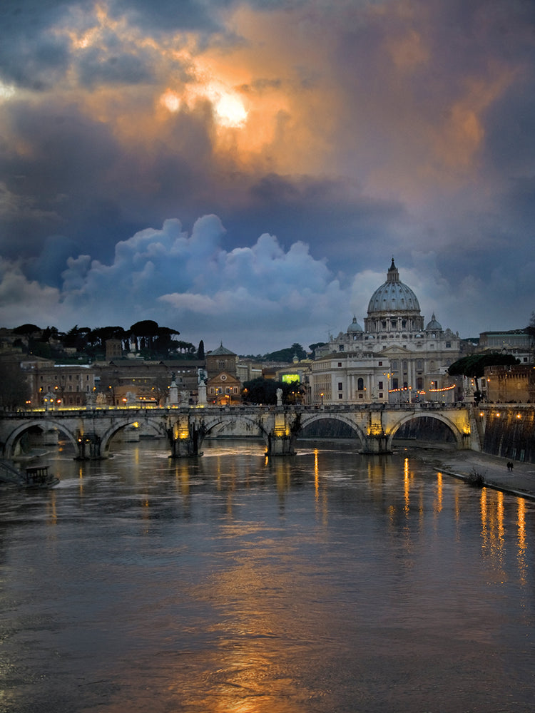 Tiber River Bridge Rome