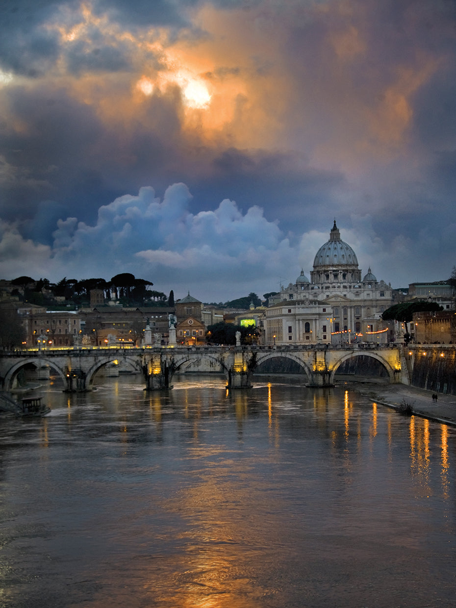 Tiber River Bridge Rome