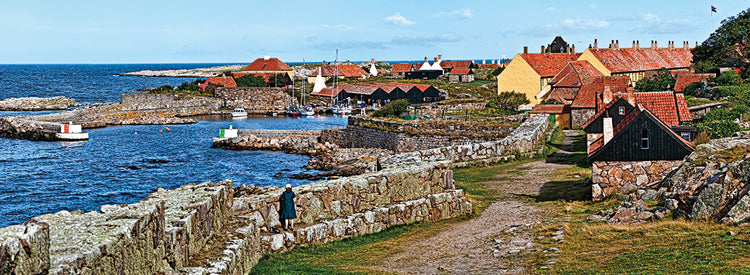 Edificios de la isla danesa Lienzo