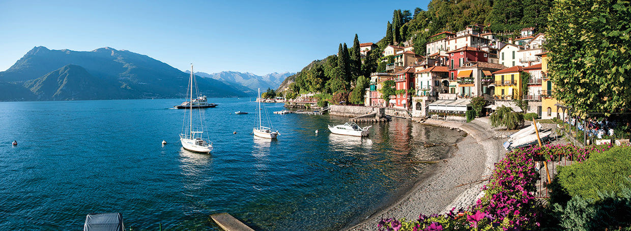 Lago de Como temprano en la tarde Lienzo