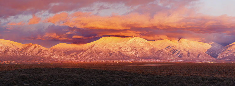 Taos Mountains Sunset